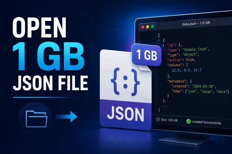 How to Open 1GB JSON File - 3 Effective Methods
