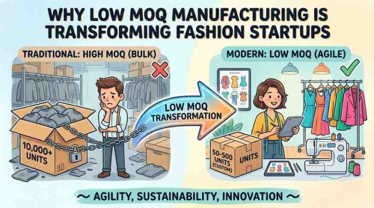 Why Low MOQ Manufacturing Is Transforming Fashion Startups