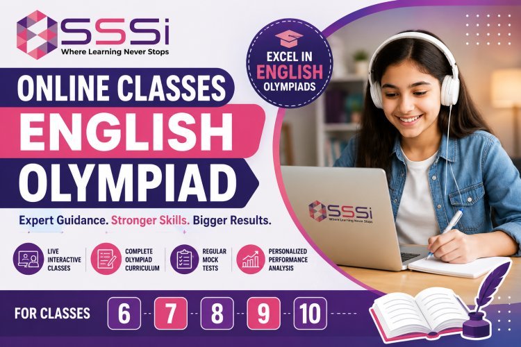 English Olympiad Online Coaching – Master English Skills and Excel in Olympiad Exams with SSSi