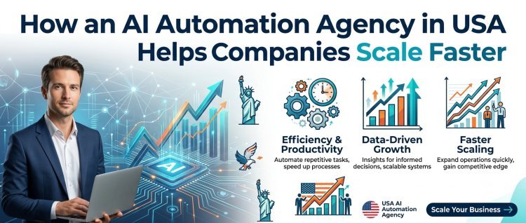 How an AI Automation Agency in USA Helps Companies Scale Faster
