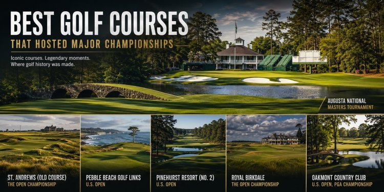 Best Golf Courses That Have Hosted Major Championships: A Guide to the World's Greatest Venues