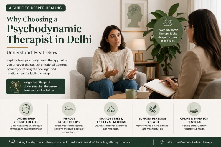 Why Choosing a Psychodynamic Therapist in Delhi Can Support Lasting Emotional Well-being