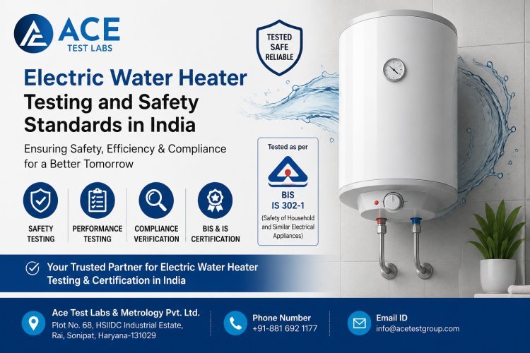 Electric Water Heater Testing and Safety Standards in India