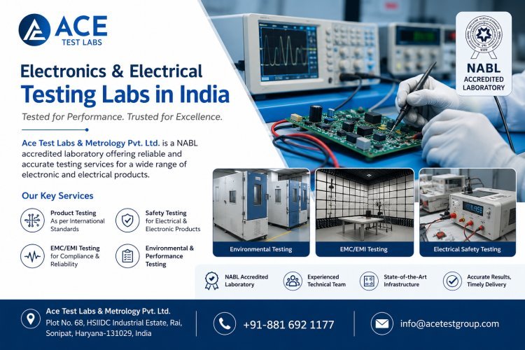 Electronics & Electrical Testing Labs in India – Ace Test Labs